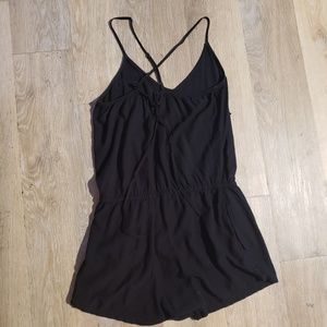 Black Old Navy Romper with Pockets